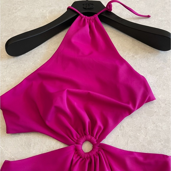 Agua Bendita Bloom Suki Solid One Piece Swimsuit Size S - Picture 4 of 16